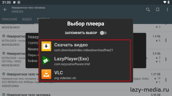 Выбор плеера для торрентов